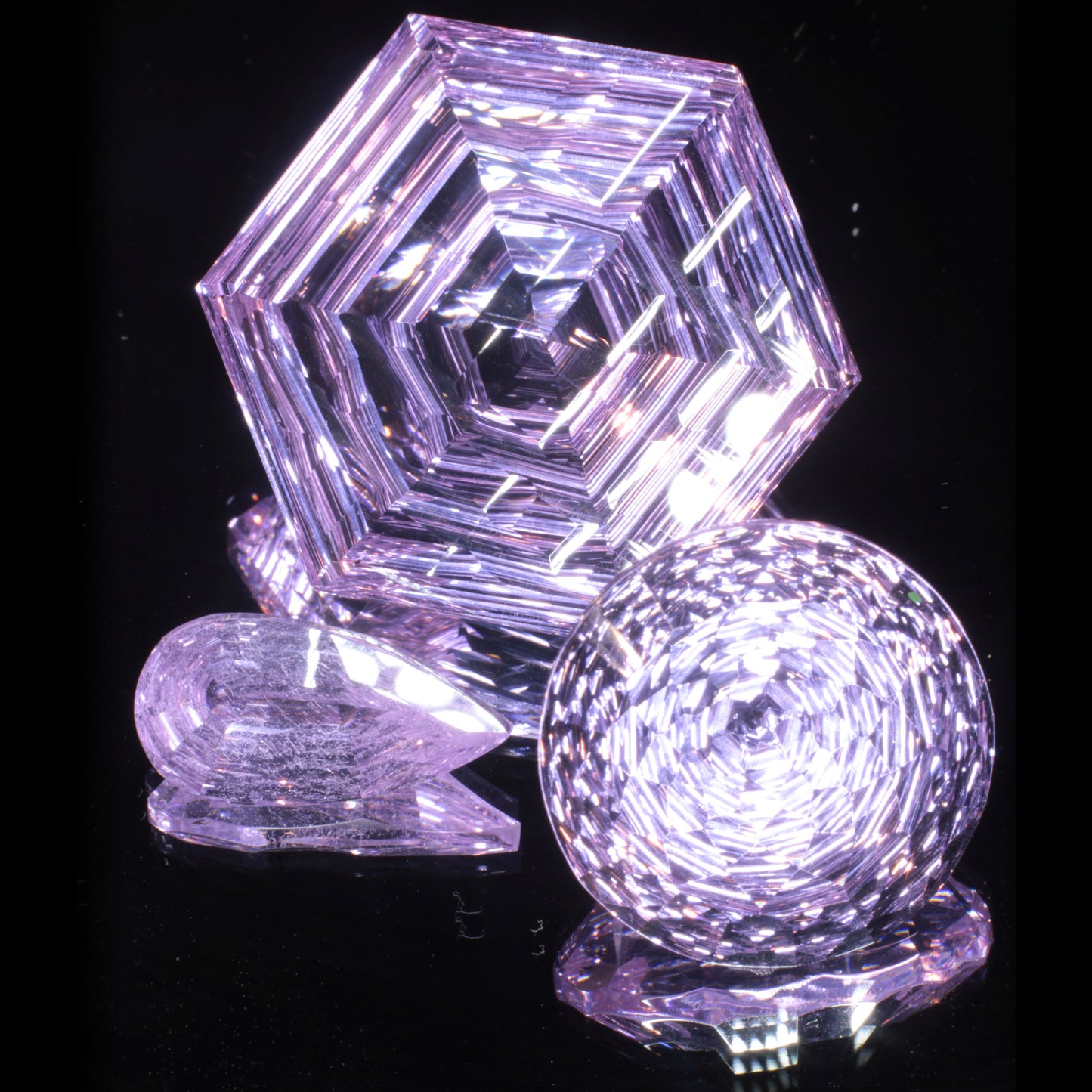 Fancy Violet Laser Garnet Loose Gems, Nd YAG