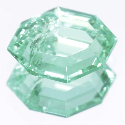 Lab Beryl Faceted Stones, Lab Morganite Aquamarine Red Beryl and Emerald