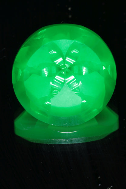 Fantasy Cut Vivid Green Laser Garnet, Vanadium YAG