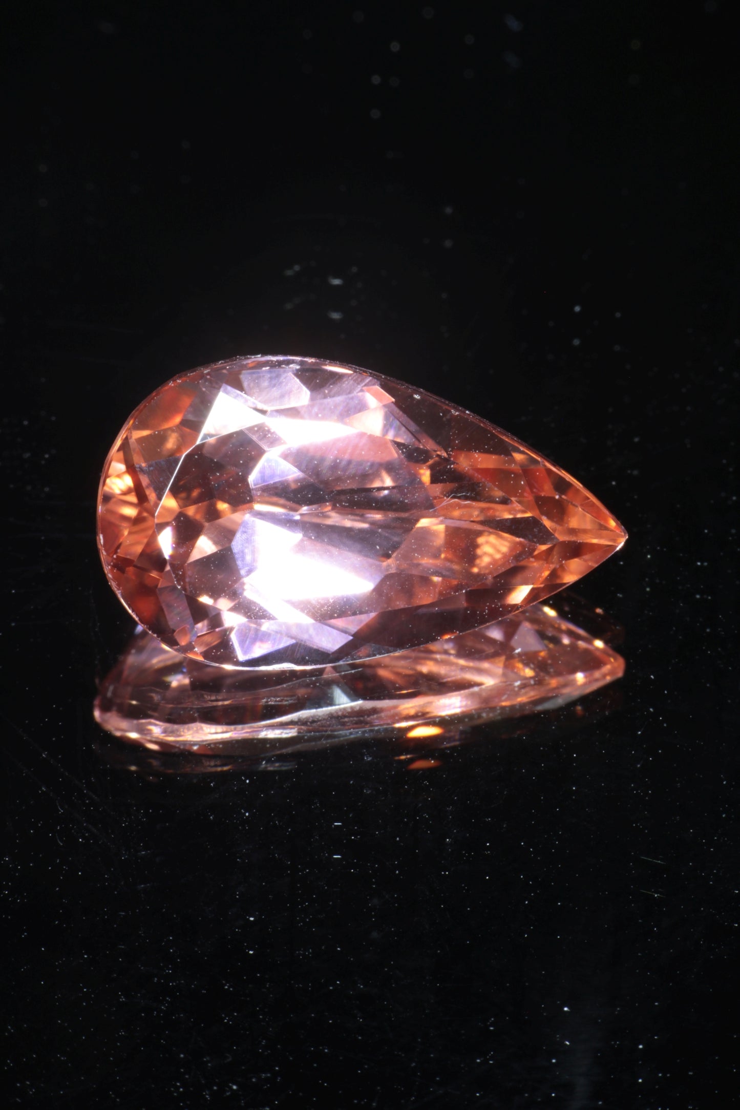 Fantasy Cut Laser Sapphire, Titanium Strawberry Sapphire