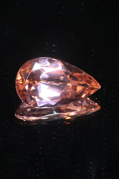 Fantasy Cut Laser Sapphire, Titanium Strawberry Sapphire