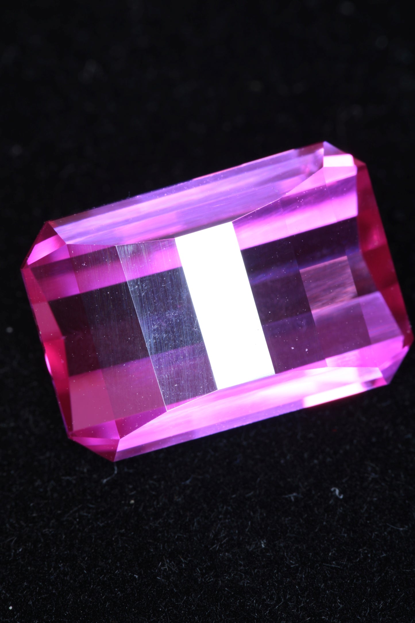 Soviet Pink and Bicolor Ruby Loose Faceted Stones, Old Laser Stock