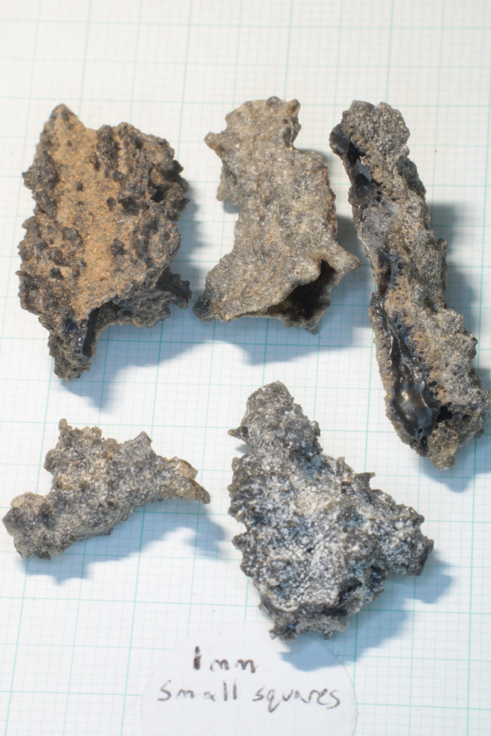 Fulgurite Specimens, Fossil Lightning Glass