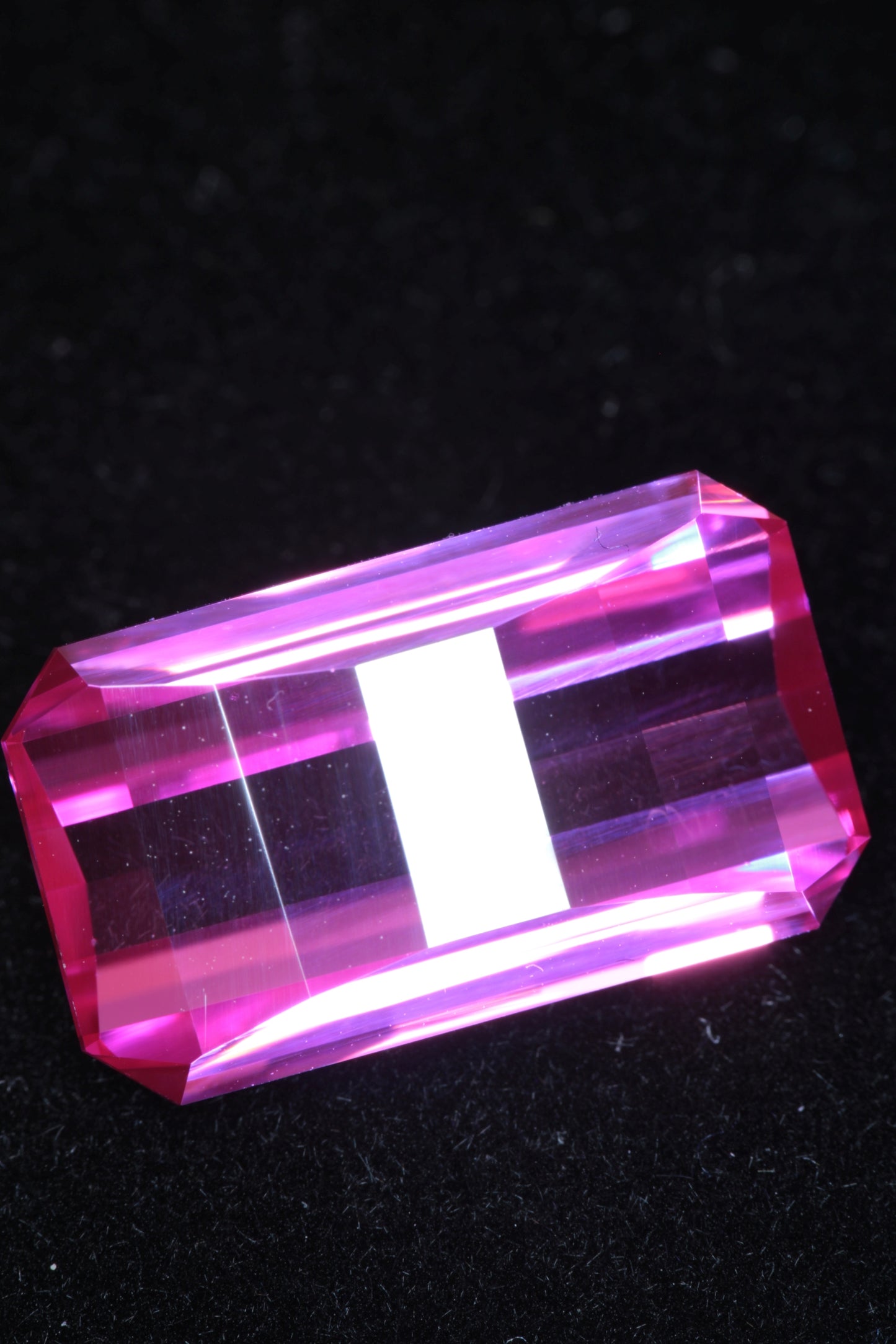 Soviet Pink and Bicolor Ruby Loose Faceted Stones, Old Laser Stock