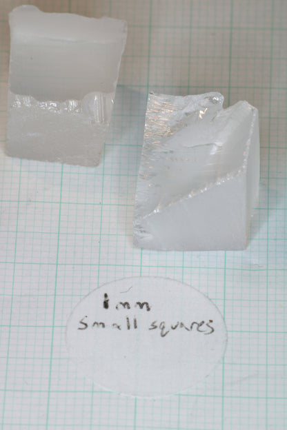 F-35 Fighter Jet Window Sapphire Facet Rough and Shards (F35 Gem)