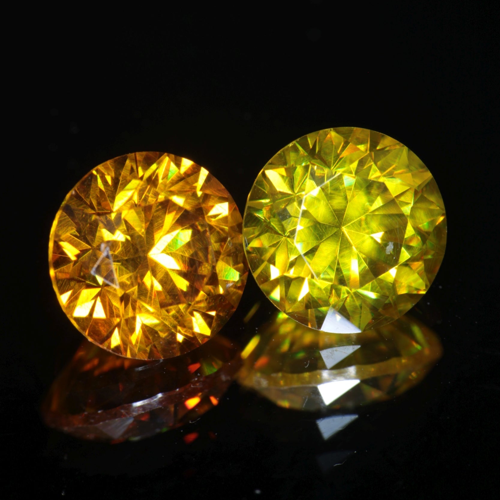 Faceted Bismuth Germanate, Calibrated BGO-20 Rounds – Gems Of Science