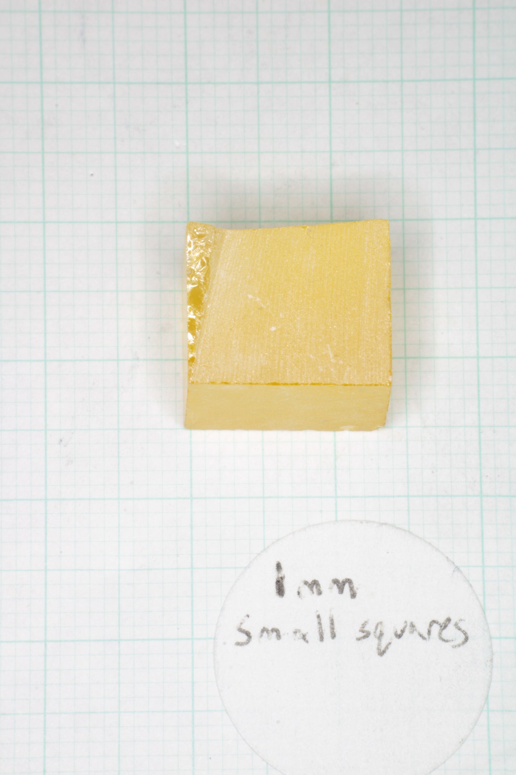 Orange Lithium Tantalate Facet Rough, Lab Created Gem of Science