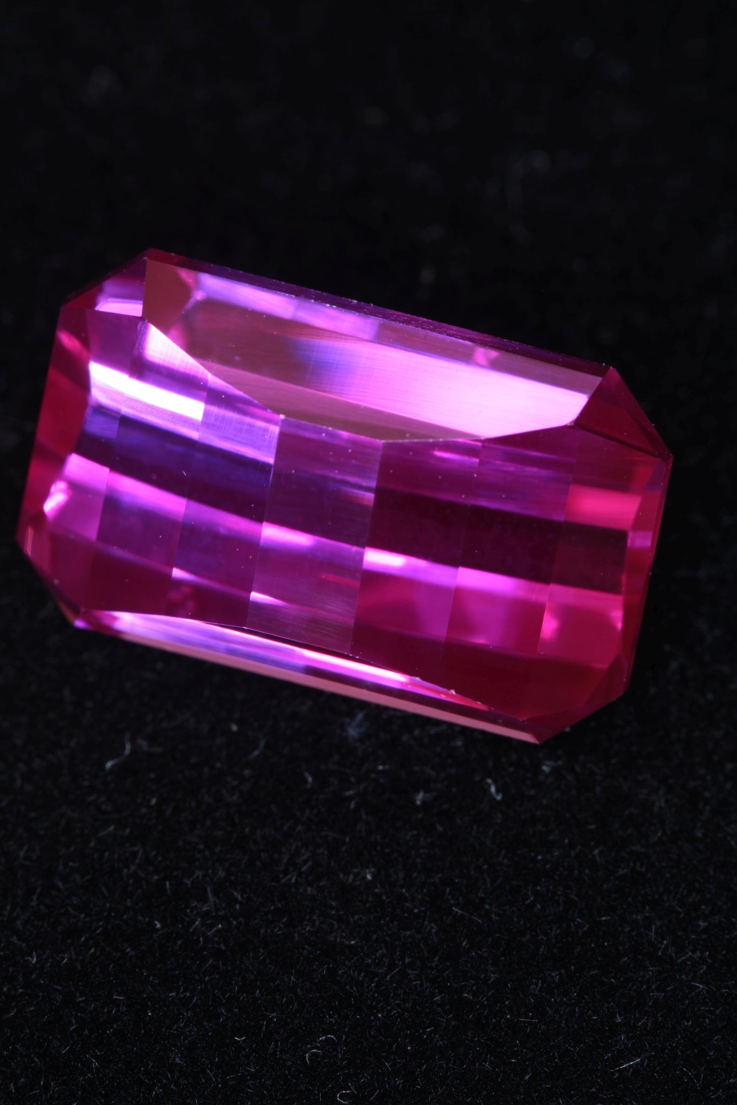 Soviet Pink and Bicolor Ruby Loose Faceted Stones, Old Laser Stock