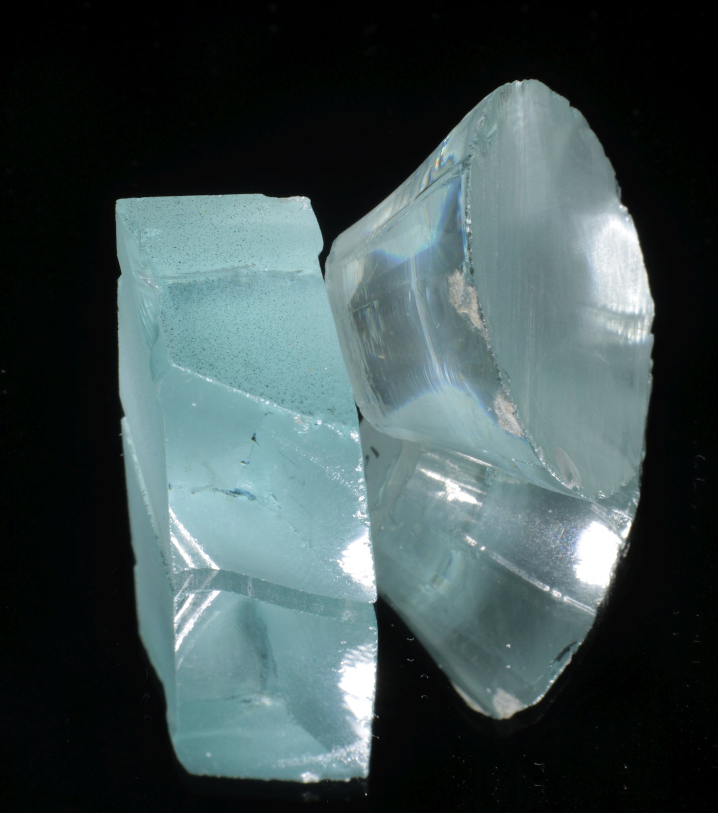 Light Blue Laser Garnet Facet Rough, Yb YAG