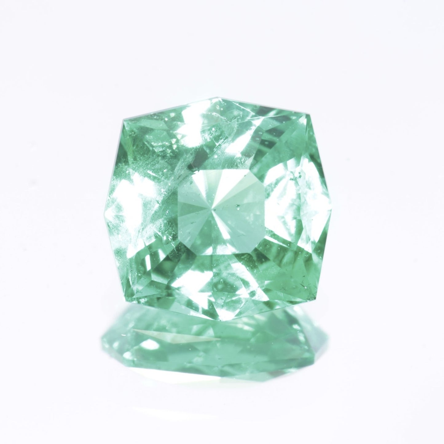 Lab Beryl Faceted Stones, Lab Morganite Aquamarine Red Beryl and Emerald