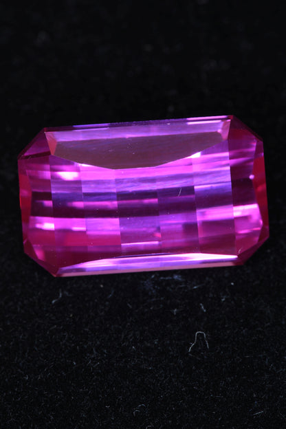Soviet Pink and Bicolor Ruby Loose Faceted Stones, Old Laser Stock