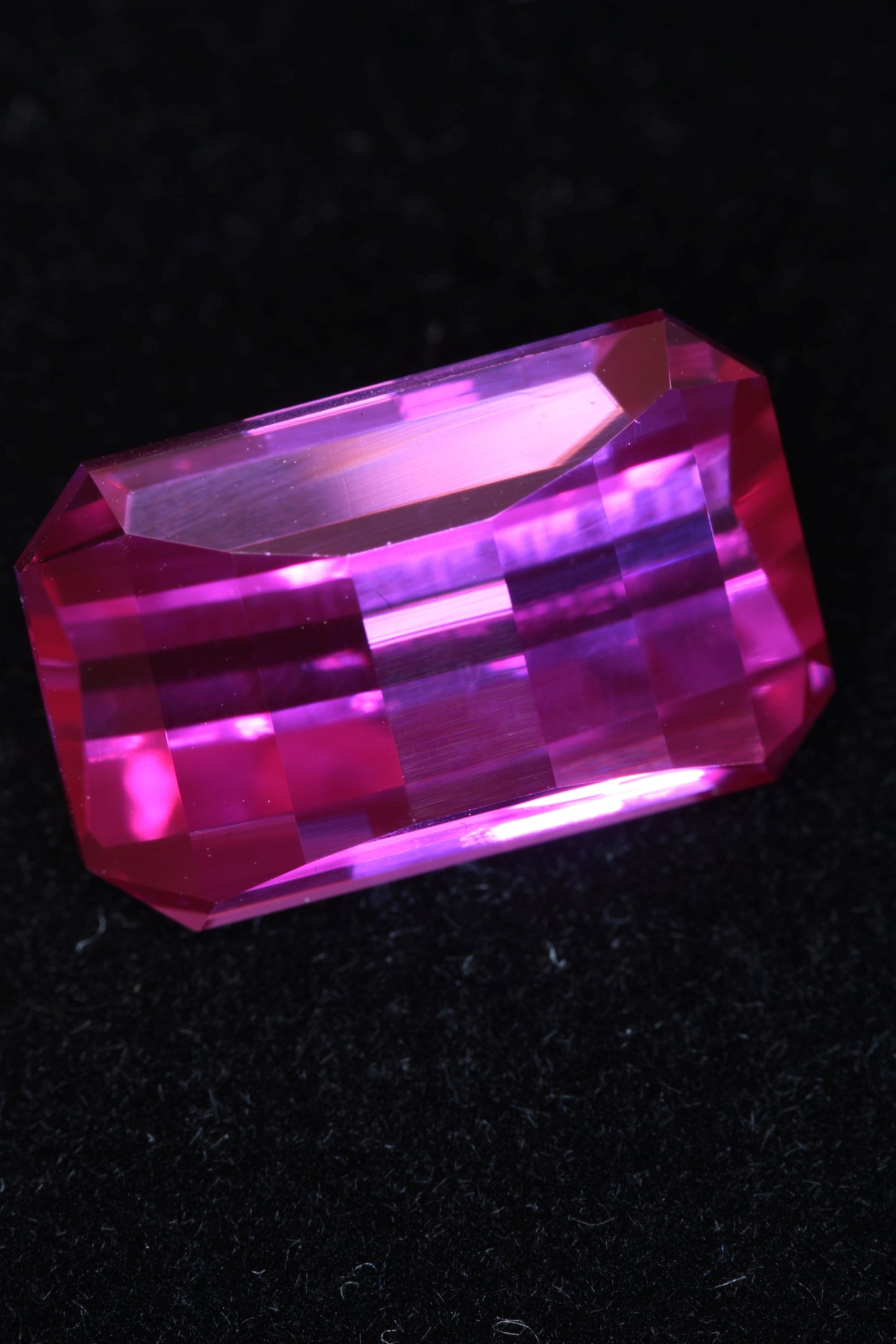 Soviet Pink and Bicolor Ruby Loose Faceted Stones, Old Laser Stock
