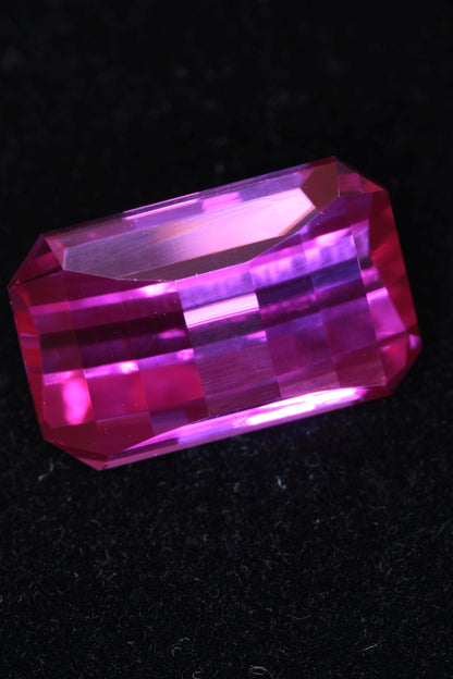 Soviet Pink and Bicolor Ruby Loose Faceted Stones, Old Laser Stock