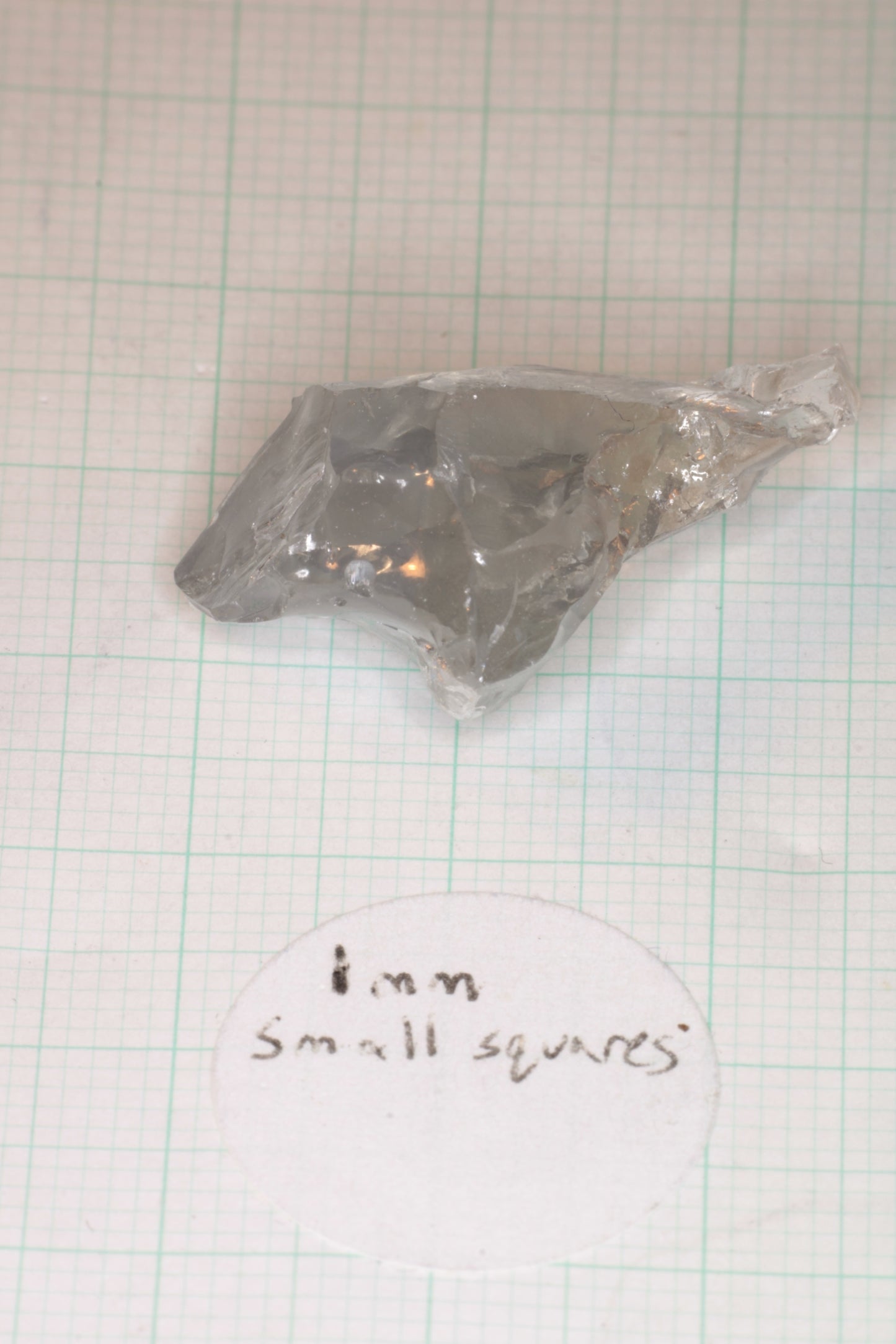 F-35 Fighter Jet Window Sapphire Facet Rough and Shards (F35 Gem)