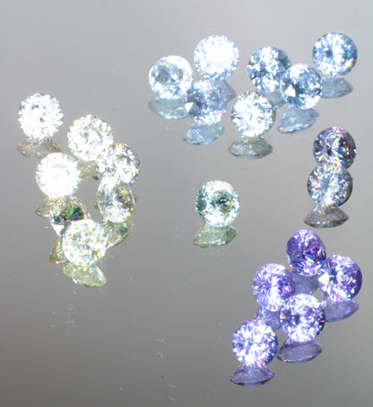 Lab Wakefieldite Calibrated Loose Gems aka Yttrium Orthovanadate Nd:YVo4