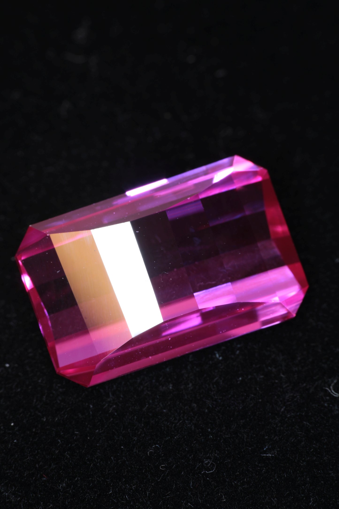 Soviet Pink and Bicolor Ruby Loose Faceted Stones, Old Laser Stock