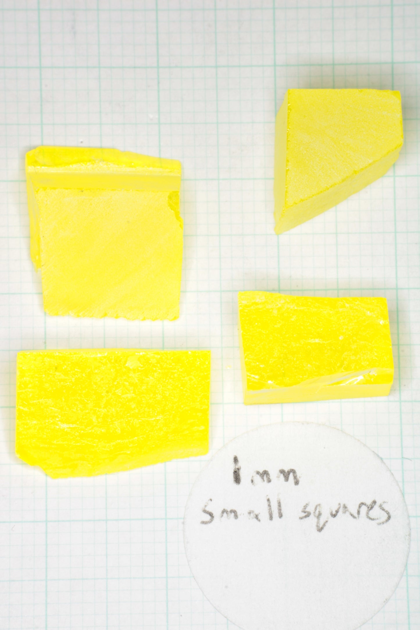 Special Orange Glow Cerium YAG Facet Rough