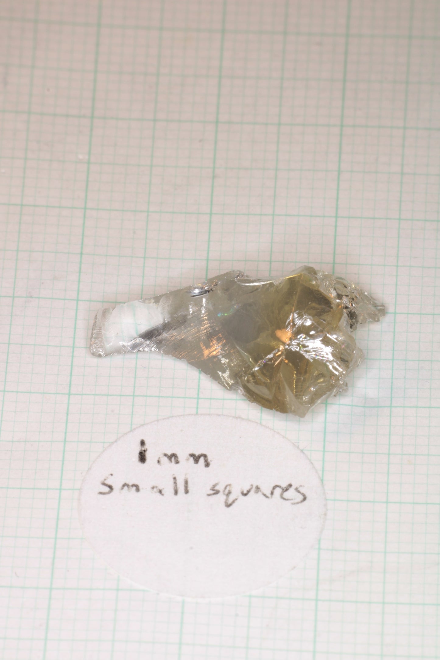 F-35 Fighter Jet Window Sapphire Facet Rough and Shards (F35 Gem)