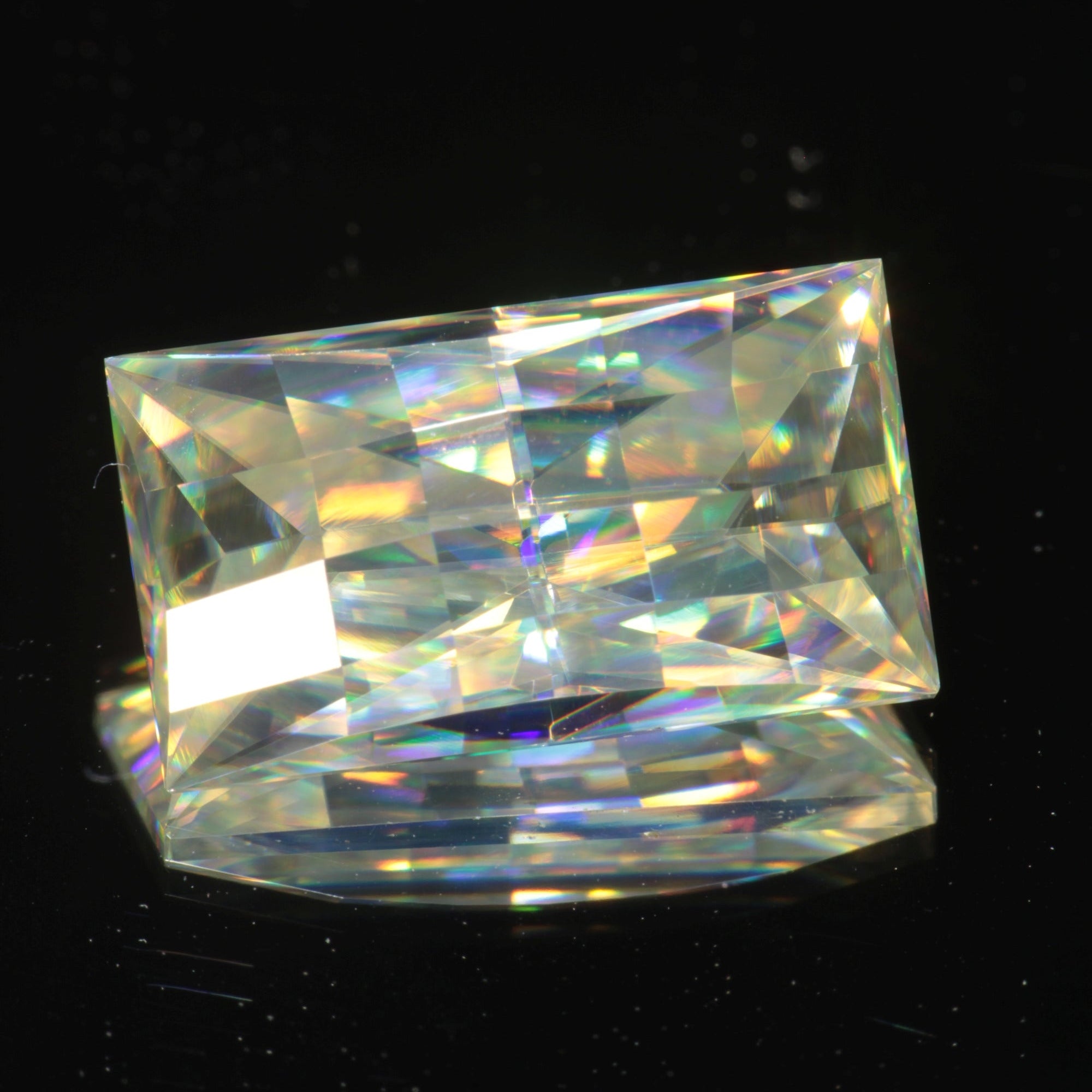 Rutile Gems, Faceted Labmade Loose Gemstones