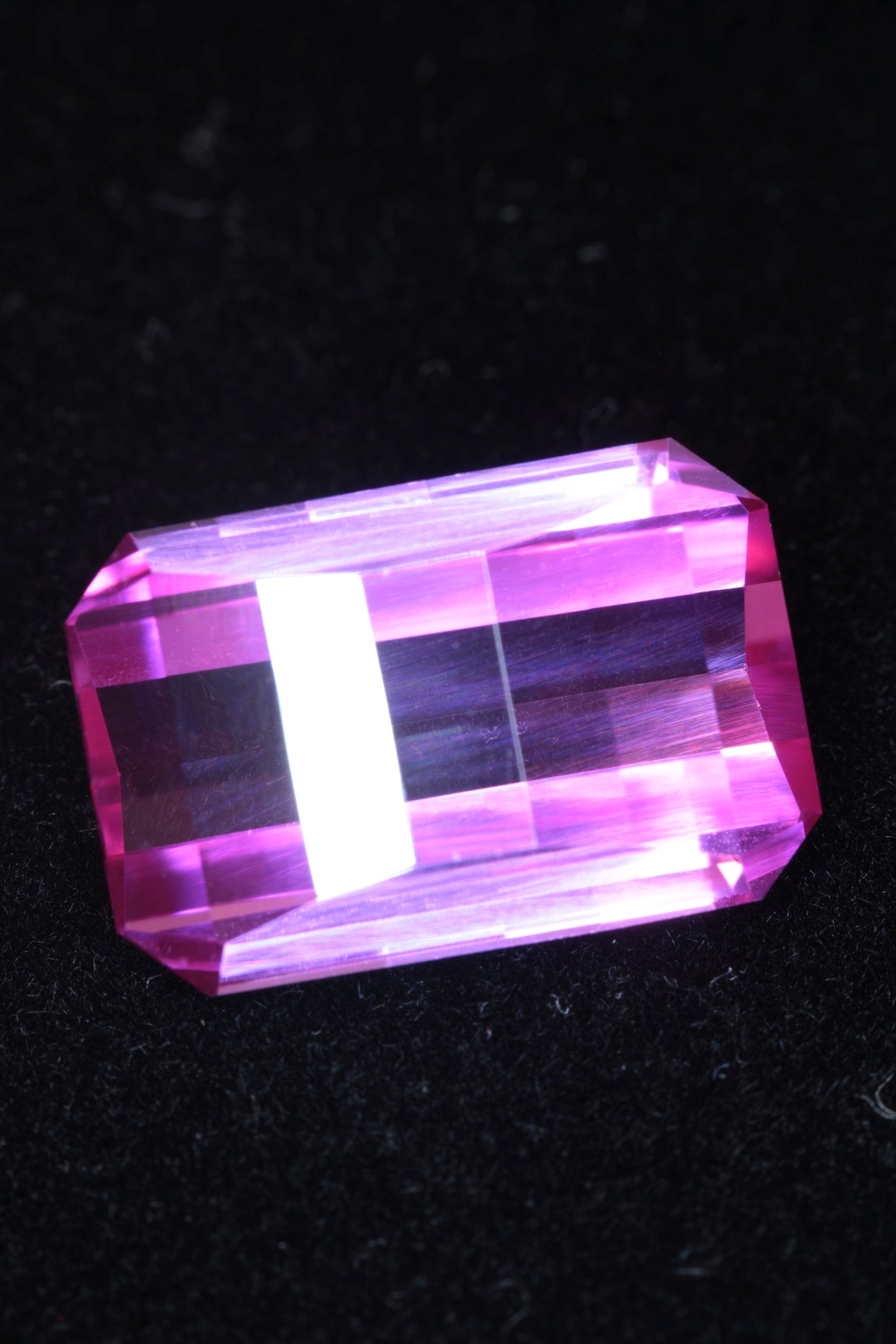 Soviet Pink and Bicolor Ruby Loose Faceted Stones, Old Laser Stock