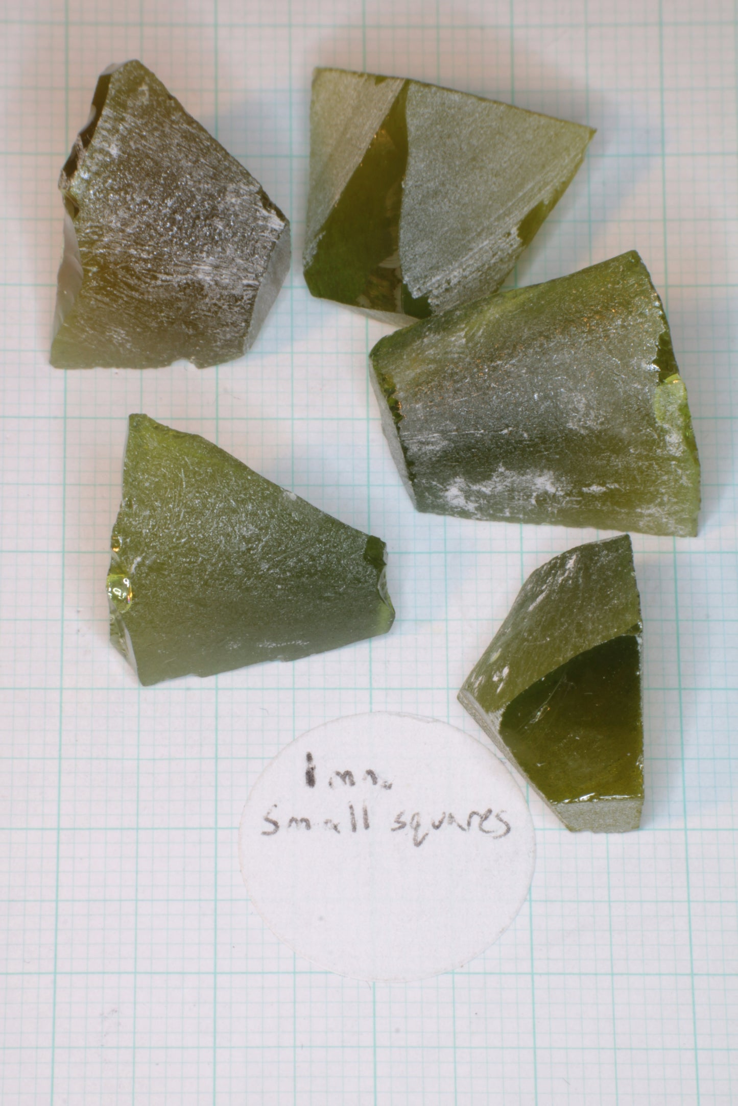 Zombie Garnet, Green Laser Garnet Facet Rough, Ce+?? YAG