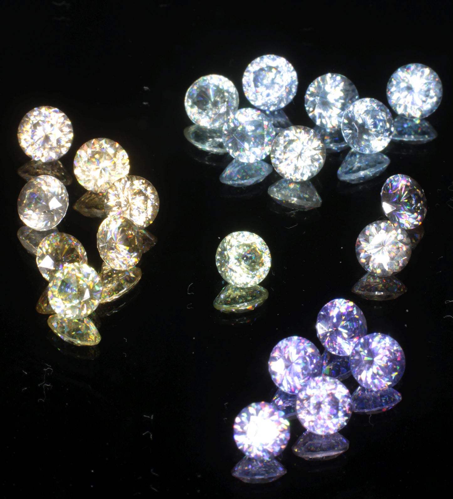 Lab Wakefieldite Calibrated Loose Gems aka Yttrium Orthovanadate Nd:YVo4