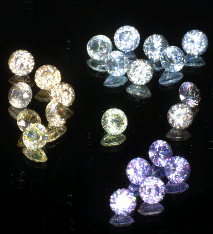 Lab Wakefieldite Calibrated Loose Gems aka Yttrium Orthovanadate Nd:YVo4