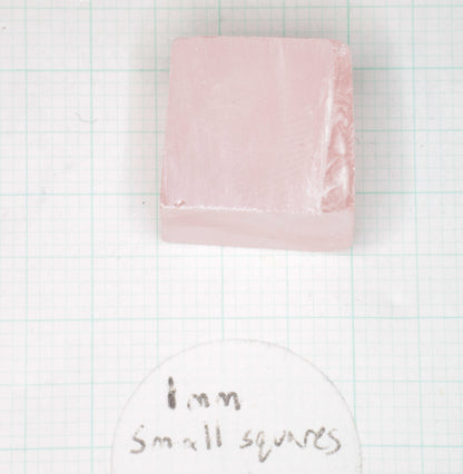 Orange Pink Lithium Niobate Facet Rough, Erbium Linobate Lab Created