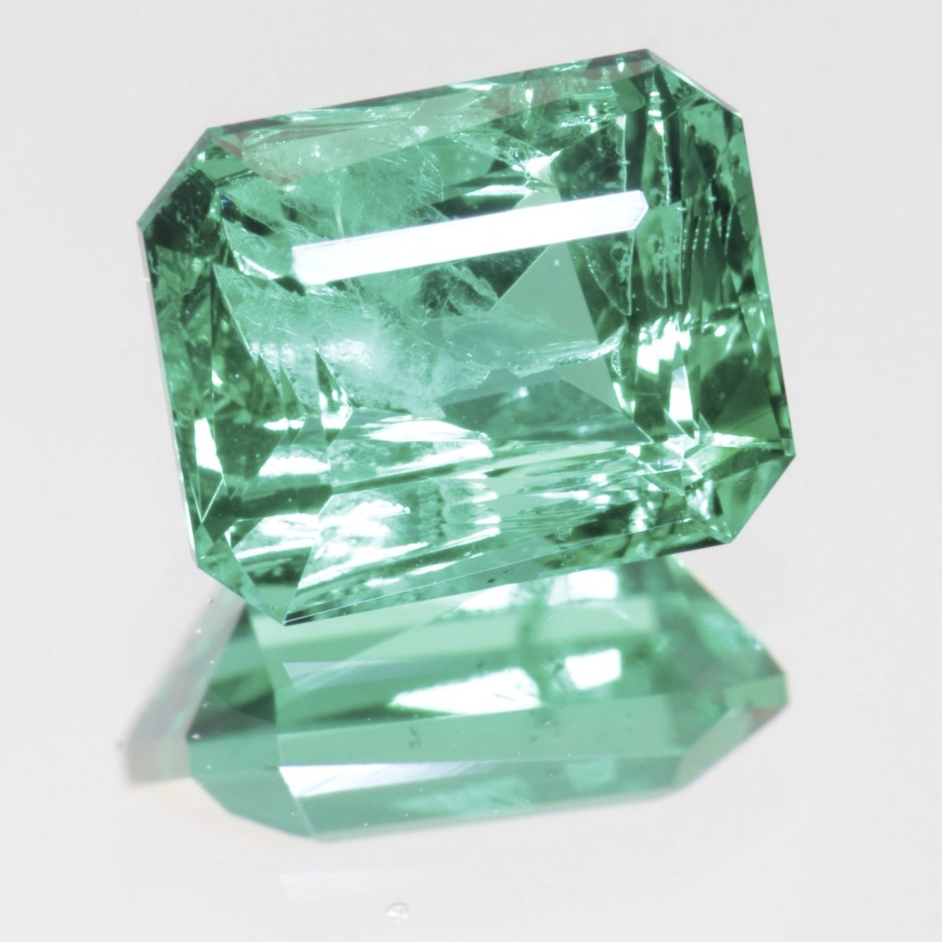 Lab Beryl Faceted Stones, Lab Morganite Aquamarine Red Beryl and Emerald