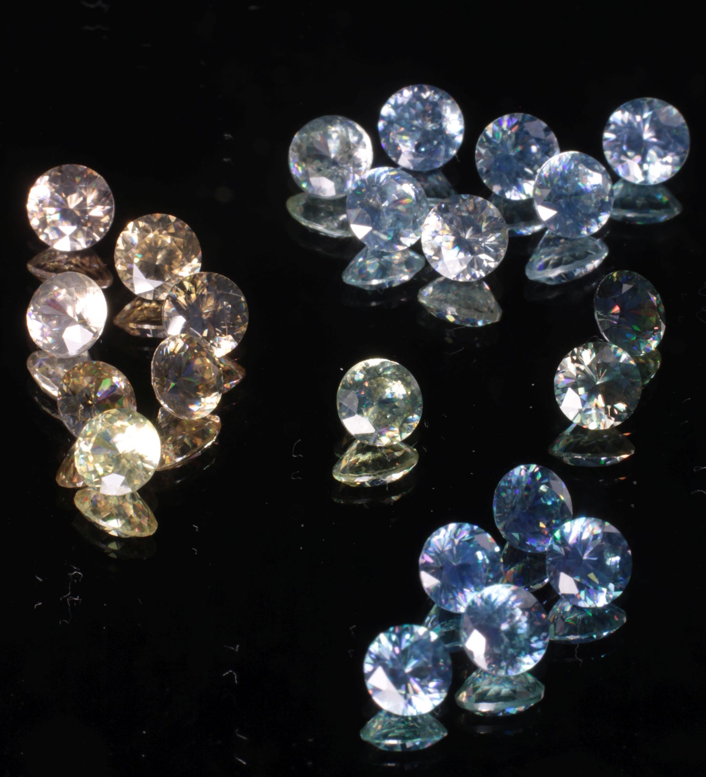 Lab Wakefieldite Calibrated Loose Gems aka Yttrium Orthovanadate Nd:YVo4