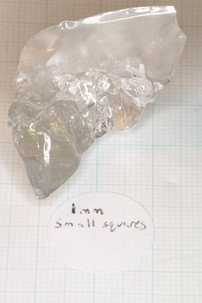 F-35 Fighter Jet Window Sapphire Facet Rough and Shards (F35 Gem)