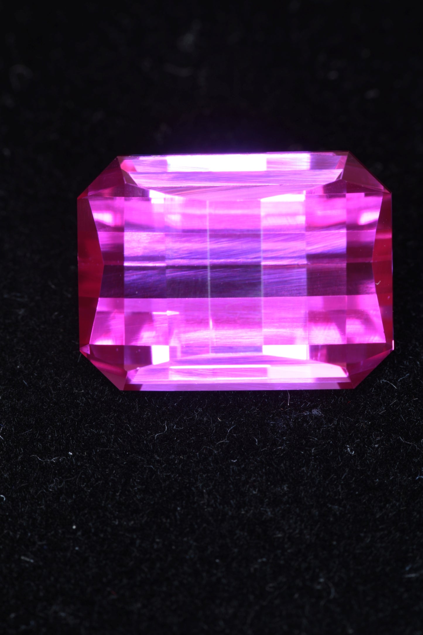 Soviet Pink and Bicolor Ruby Loose Faceted Stones, Old Laser Stock