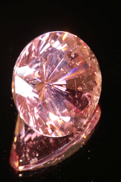 Fantasy Cut Laser Sapphire, Titanium Strawberry Sapphire