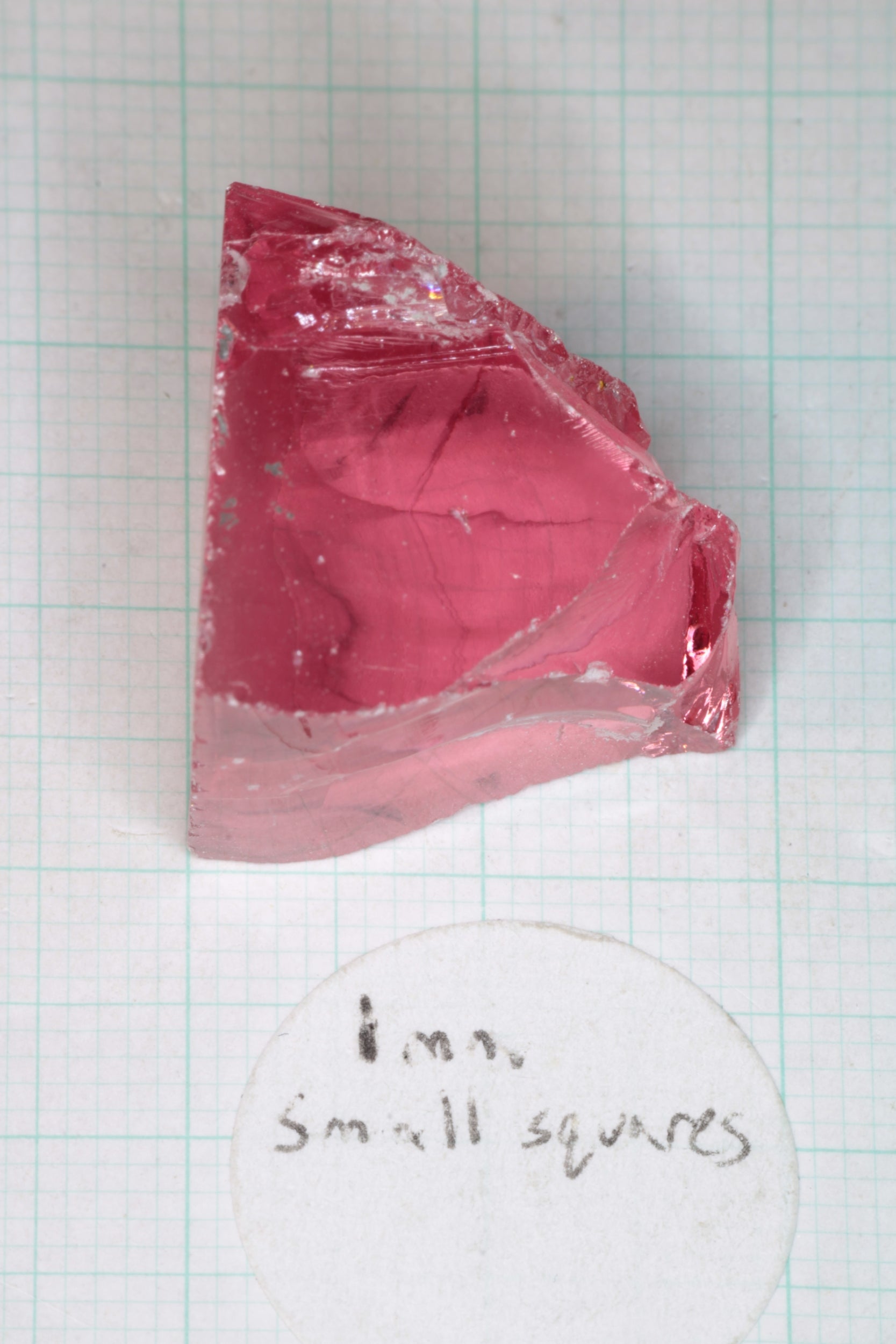 Titanium Laser Sapphire Facet Rough Lab Created Crystals