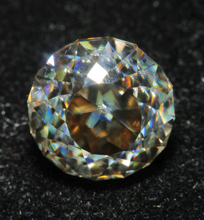 Smoky Moissanite, Loose Golden Grey Moissanite Gems