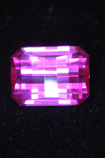 Soviet Pink and Bicolor Ruby Loose Faceted Stones, Old Laser Stock