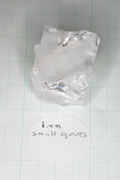 F-35 Fighter Jet Window Sapphire Facet Rough and Shards (F35 Gem)