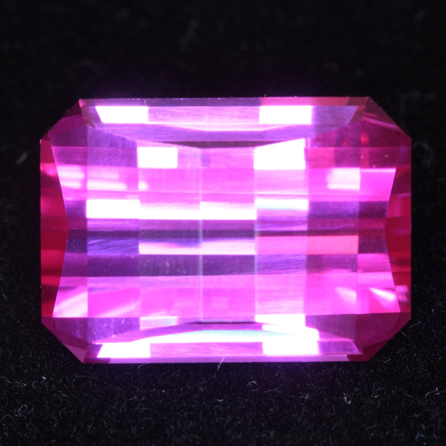 Soviet Pink and Bicolor Ruby Loose Faceted Stones, Old Laser Stock