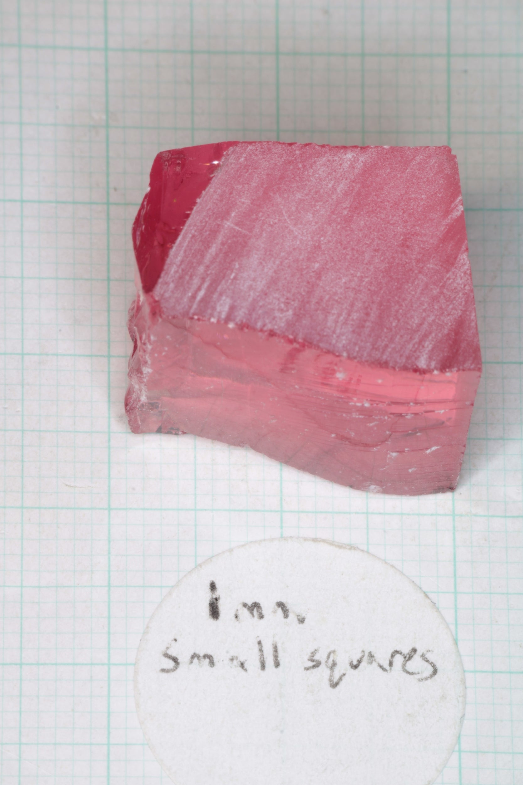 Titanium Laser Sapphire Facet Rough Lab Created Crystals