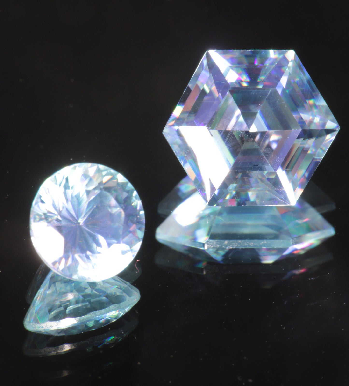 Lab Wakefieldite Calibrated Loose Gems aka Yttrium Orthovanadate Nd:YVo4