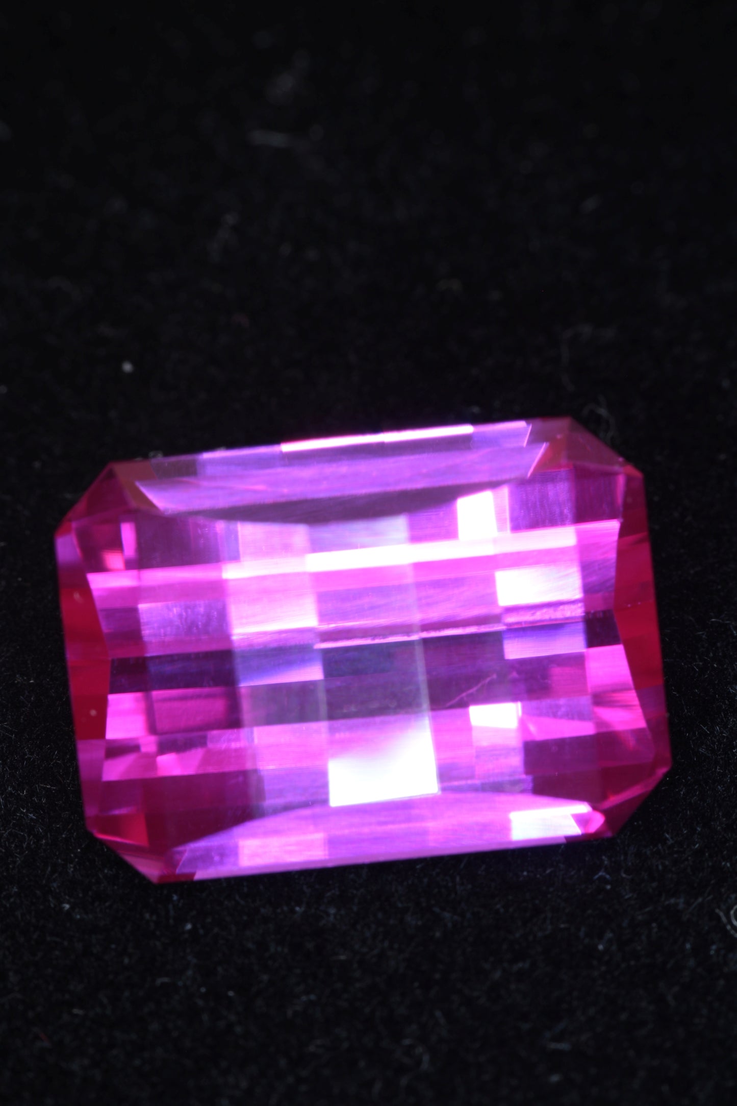 Soviet Pink and Bicolor Ruby Loose Faceted Stones, Old Laser Stock