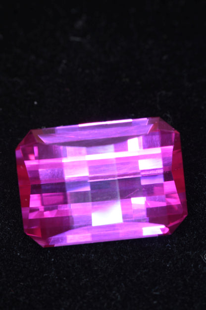 Soviet Pink and Bicolor Ruby Loose Faceted Stones, Old Laser Stock