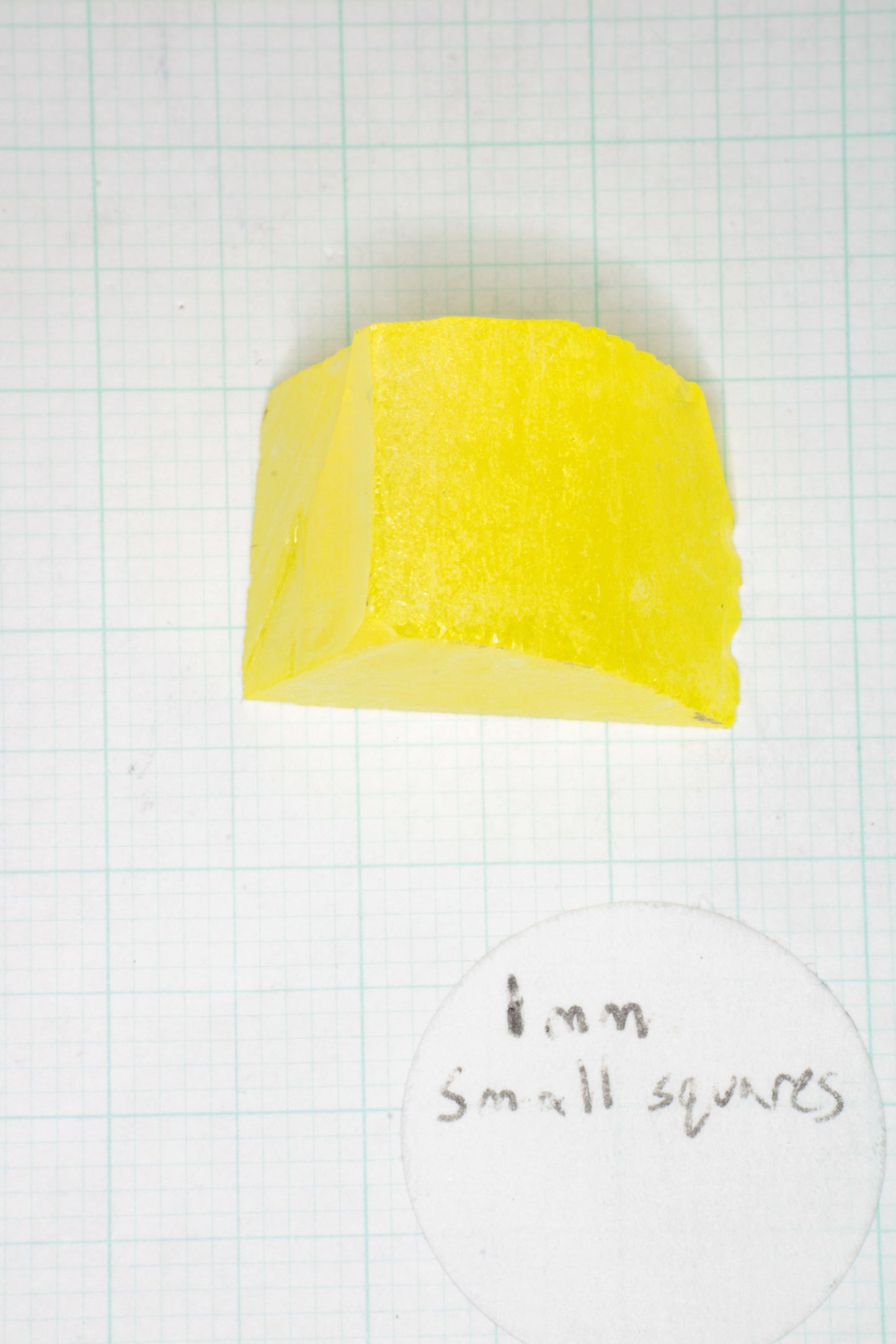 Special Orange Glow Cerium YAG Facet Rough