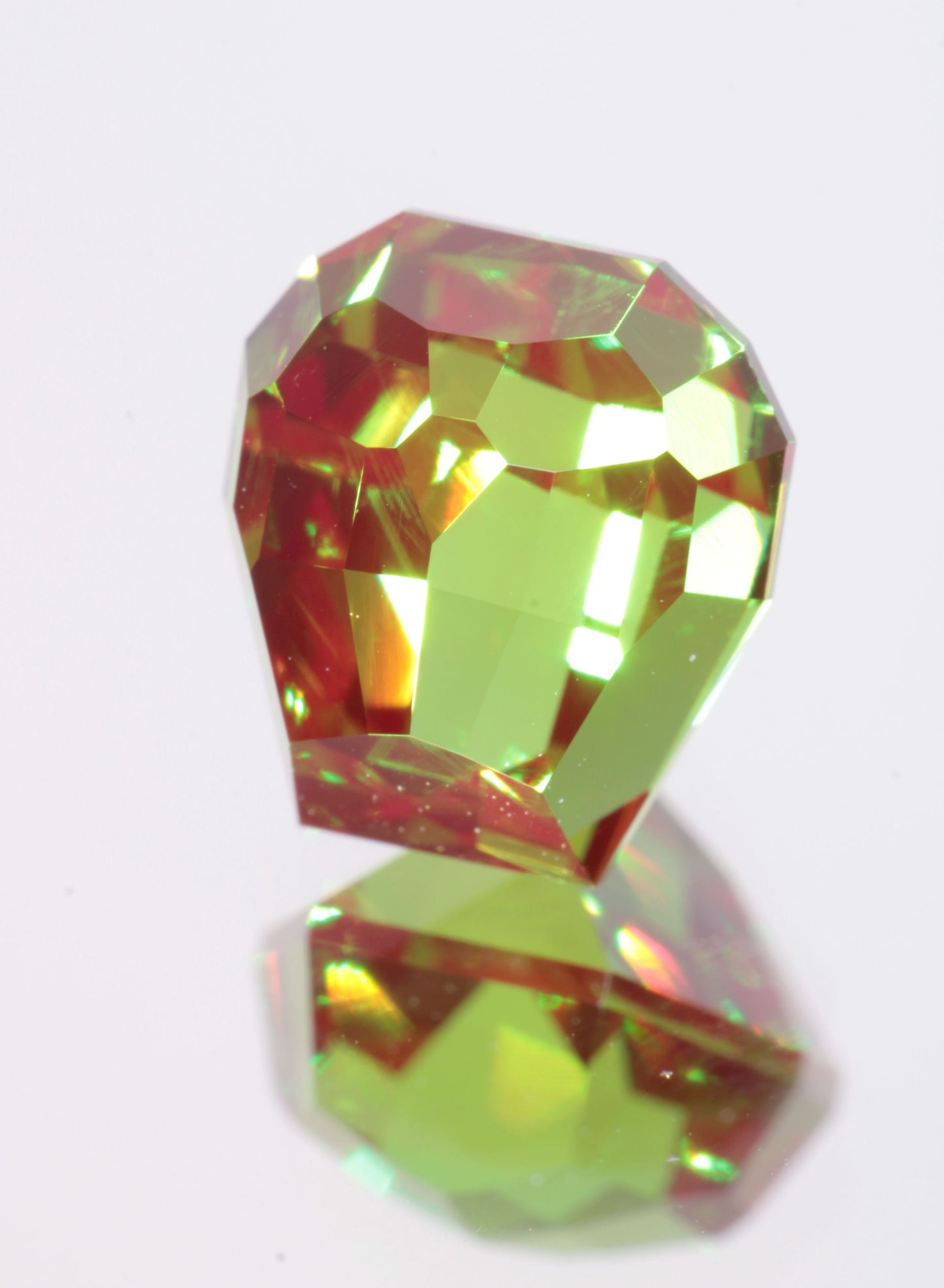 Skull Cut Christmas Garnets, Special Halloween Gems