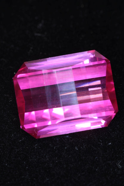 Soviet Pink and Bicolor Ruby Loose Faceted Stones, Old Laser Stock