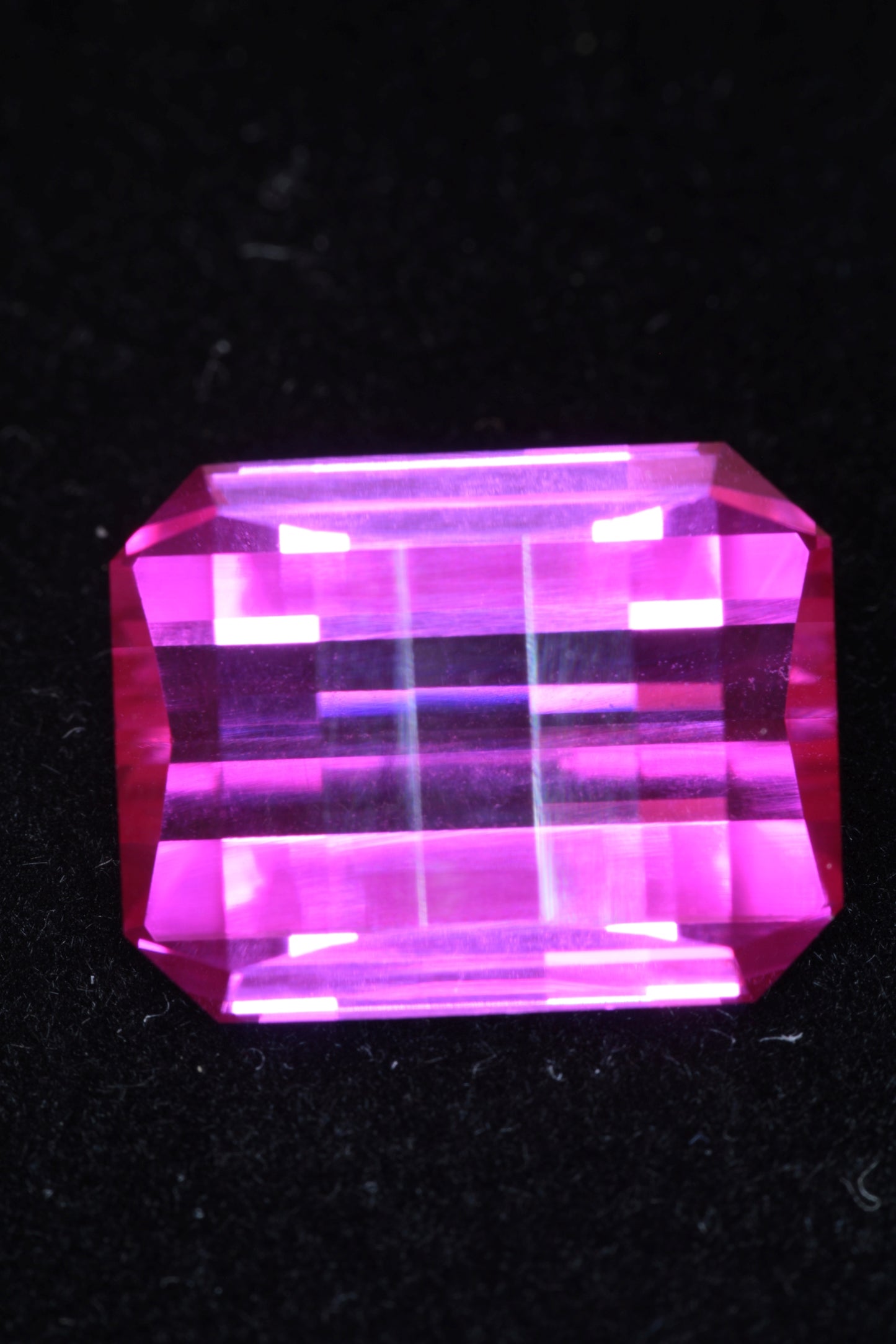 Soviet Pink and Bicolor Ruby Loose Faceted Stones, Old Laser Stock