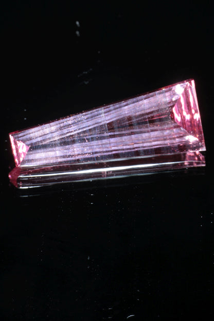 Fantasy Cut Laser Sapphire, Titanium Strawberry Sapphire