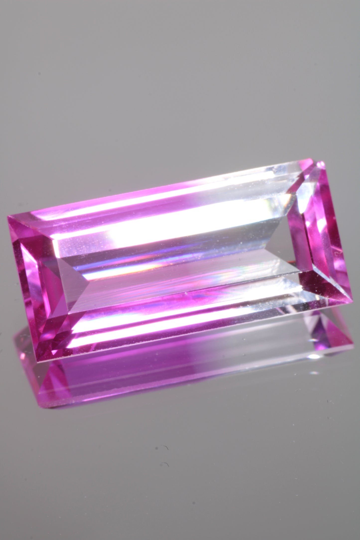 Soviet Pink and Bicolor Ruby Loose Faceted Stones, Old Laser Stock