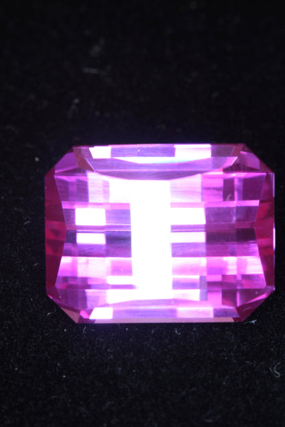 Soviet Pink and Bicolor Ruby Loose Faceted Stones, Old Laser Stock