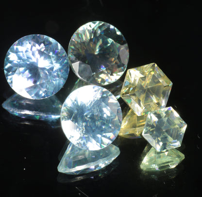 Lab Wakefieldite Calibrated Loose Gems aka Yttrium Orthovanadate Nd:YVo4